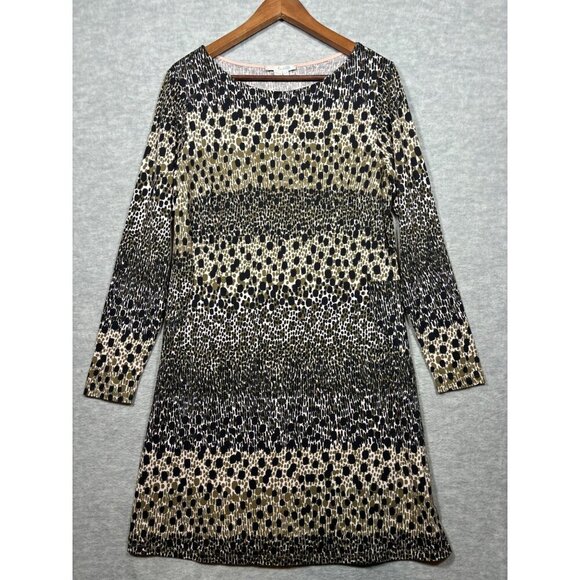Boden Women's‎ Animal Print Dress 3/4 Sleeve US 10 L Casual - Picture 1 of 5